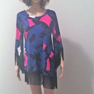 Carmen Marc Valvo Fringe Top / Dress!
